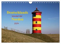 Deutschlands bezaubernder Norden (Wandkalender 2024 DIN A4 quer), CALVENDO Monatskalender