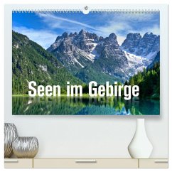 Seen im Gebirge (hochwertiger Premium Wandkalender 2024 DIN A2 quer), Kunstdruck in Hochglanz - Barig, Joachim