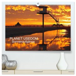 PLANET USEDOM Sonnenaufgänge (hochwertiger Premium Wandkalender 2024 DIN A2 quer), Kunstdruck in Hochglanz