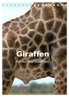 Giraffen - Anmut und Sanftheit (Tischkalender 2024 DIN A5 hoch), CALVENDO Monatskalender