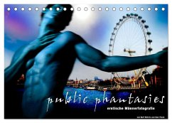 public phantasies - erotische Männerfotografie (Tischkalender 2024 DIN A5 quer), CALVENDO Monatskalender