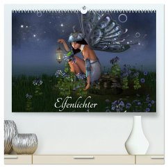 Elfenlichter (hochwertiger Premium Wandkalender 2024 DIN A2 quer), Kunstdruck in Hochglanz