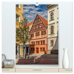 Pößneck - ein Stadtporträt (hochwertiger Premium Wandkalender 2024 DIN A2 hoch), Kunstdruck in Hochglanz - M.Dietsch