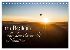 Im Ballon über dem Sossusvlei, Namibia (Tischkalender 2024 DIN A5 quer), CALVENDO Monatskalender