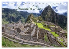Traumziel Peru (Tischkalender 2024 DIN A5 quer), CALVENDO Monatskalender