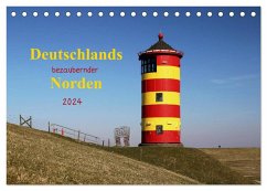 Deutschlands bezaubernder Norden (Tischkalender 2024 DIN A5 quer), CALVENDO Monatskalender