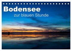 Bodensee zur blauen Stunde (Tischkalender 2024 DIN A5 quer), CALVENDO Monatskalender