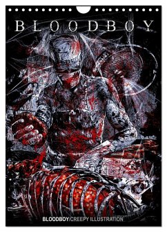 BLOODBOY/CREEPY ILLUSTRATION (Wandkalender 2024 DIN A4 hoch), CALVENDO Monatskalender