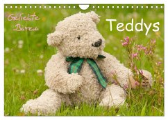 Geliebte Bären - Teddys (Wandkalender 2024 DIN A4 quer), CALVENDO Monatskalender