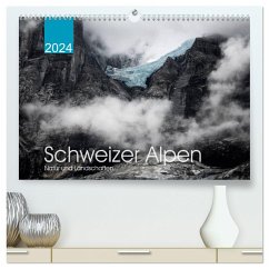 Schweizer Alpen. Natur und Landschaften (hochwertiger Premium Wandkalender 2024 DIN A2 quer), Kunstdruck in Hochglanz - Koch, Lucyna