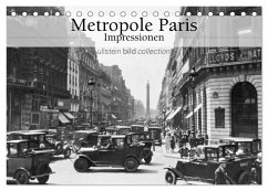 Metropole Paris - Impressionen (Tischkalender 2024 DIN A5 quer), CALVENDO Monatskalender
