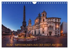 Rom - Impressionen aus der Stadt am Tiber (Wandkalender 2024 DIN A4 quer), CALVENDO Monatskalender