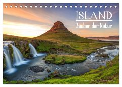 ISLAND - Zauber der Natur (Tischkalender 2024 DIN A5 quer), CALVENDO Monatskalender - Büchler und Christine Berkhoff, Martin