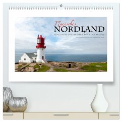 Magisches Nordland. Eine Reise in das Herz Skandinaviens (hochwertiger Premium Wandkalender 2024 DIN A2 quer), Kunstdruck in Hochglanz
