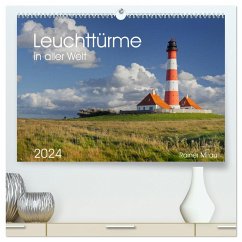 Leuchttürme in aller Welt 2024 (hochwertiger Premium Wandkalender 2024 DIN A2 quer), Kunstdruck in Hochglanz - Mirau, Rainer