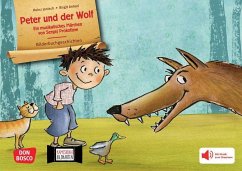 Peter und der Wolf. Ein musikalisches Märchen von Sergej Prokofjew. Kamishibai Bildkartenset - Janisch, Heinz