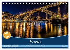 Porto - Die Handelsstadt am Douro (Tischkalender 2024 DIN A5 quer), CALVENDO Monatskalender - Schikore, Martina