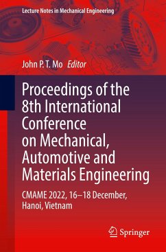 Proceedings of the 8th International Conference on Mechanical, Automotive and Materials Engineering