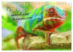 Reptilien urzeitliche Artgenossen (Tischkalender 2024 DIN A5 quer), CALVENDO Monatskalender