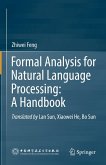 Formal Analysis for Natural Language Processing: A Handbook (eBook, PDF)