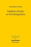 Subjektive Rechte an Forschungsdaten (eBook, PDF)