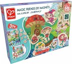 Hape E1077 - Magic Friends DIY Magnets, Mal & Spielset Zauberwald, 17-teilig, Love Play Learn