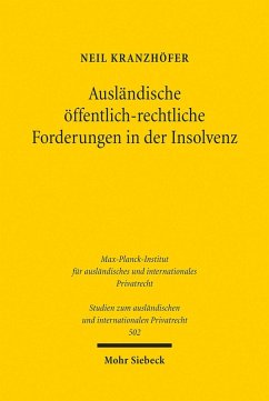 Cover Ausländische öffentlich-rechtliche Forderungen in der Insolvenz (eBook, PDF)