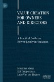 Value Creation for Owners and Directors (eBook, PDF)