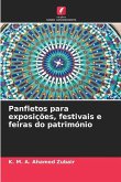 Panfletos para exposições, festivais e feiras do património