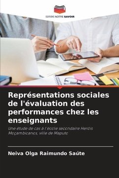 Représentations sociales de l'évaluation des performances chez les enseignants - Raimundo Saúte, Neiva Olga