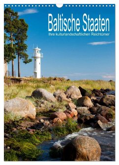 Baltische Staaten - Ihre kulturlandschaftlichen Reichtümer (Wandkalender 2024 DIN A3 hoch), CALVENDO Monatskalender - Hallweger, Christian
