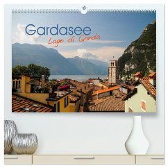 Gardasee. Lago di Garda (hochwertiger Premium Wandkalender 2024 DIN A2 quer), Kunstdruck in Hochglanz - PM Patrick Meischner, Photography