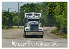 Monster Trucks in Jamaika (Wandkalender 2024 DIN A2 quer), CALVENDO Monatskalender