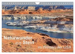 Naturwunder aus Stein im Westen der USA (Wandkalender 2024 DIN A4 quer), CALVENDO Monatskalender