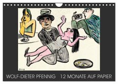Wolf-Dieter Pfenning ¿ 12 Monate auf Papier (Wandkalender 2024 DIN A4 quer), CALVENDO Monatskalender