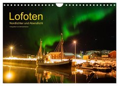 Lofoten - Nordlichter und Abendlicht (Wandkalender 2024 DIN A4 quer), CALVENDO Monatskalender - Becker, Michael