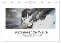 Faszinierende Weite. Rügen-Landschaft im Aquarell (Wandkalender 2024 DIN A4 quer), CALVENDO Monatskalender