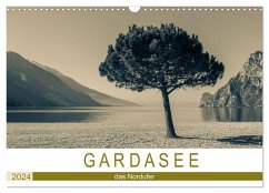 GARDASEE - das Nordufer (Wandkalender 2024 DIN A3 quer), CALVENDO Monatskalender