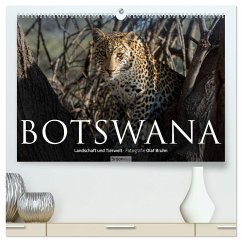 Botswana ¿ Landschaft und Tierwelt (hochwertiger Premium Wandkalender 2024 DIN A2 quer), Kunstdruck in Hochglanz - Bruhn, Olaf