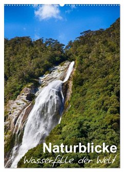 Naturblicke - Wasserfälle der Welt (Wandkalender 2024 DIN A2 hoch), CALVENDO Monatskalender