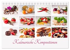 Kulinarische Kompositionen (Tischkalender 2024 DIN A5 quer), CALVENDO Monatskalender - Hasche, Joachim