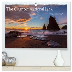 The Olympic National Park - Washington USA (hochwertiger Premium Wandkalender 2024 DIN A2 quer), Kunstdruck in Hochglanz