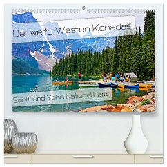 Der weite Westen Kanadas - Banff und Yoho National Park (hochwertiger Premium Wandkalender 2024 DIN A2 quer), Kunstdruck in Hochglanz - Schaefer, Nico