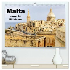 Malta - Juwel im Mittelmeer (hochwertiger Premium Wandkalender 2024 DIN A2 quer), Kunstdruck in Hochglanz - Albilt, Rabea