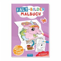 Image of Trötsch Malbuch Faltbilder-Malbuch Einhorn