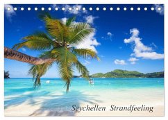 Seychellen Strandfeeling (Tischkalender 2024 DIN A5 quer), CALVENDO Monatskalender