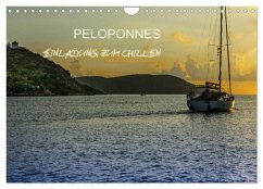 Peloponnes - Einladung zum Chillen (Wandkalender 2024 DIN A4 quer), CALVENDO Monatskalender