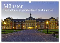 Münster - Geschichten aus verschiedenen Jahrhunderten (Wandkalender 2024 DIN A3 quer), CALVENDO Monatskalender - Michalzik, Paul
