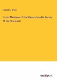 List of Members of the Massachusetts Society Of the Cincinnati