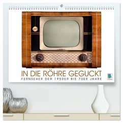 Fernseher der 1950er bis 70er Jahre: In die Röhre geguckt (hochwertiger Premium Wandkalender 2024 DIN A2 quer), Kunstdruck in Hochglanz